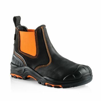 Buckler Boots Buckz Viz BVIZ3 Safety Dealer Boot - Orange/Black