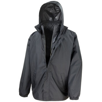 Result Core 3-in-1 Jacket With Quilted Bodywarmer Black