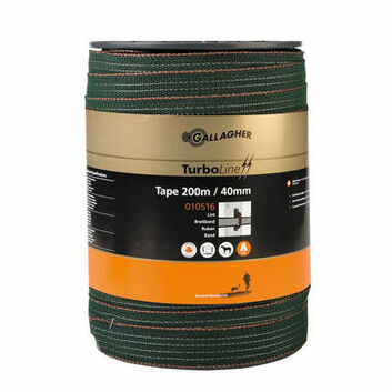 Gallagher TurboStar 40mm Green Tape - 200m