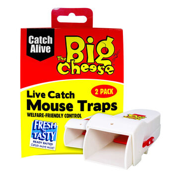 The Big Cheese Live Catch RTU Mouse Trap - Twin Pack