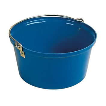 Stubbs Shallow Blue Feed Bucket - 16 Litres
