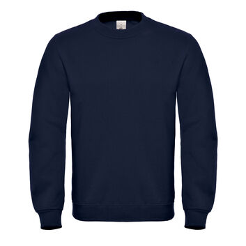 B&C ID.002 Cotton Rich Sweatshirt Navy Blue