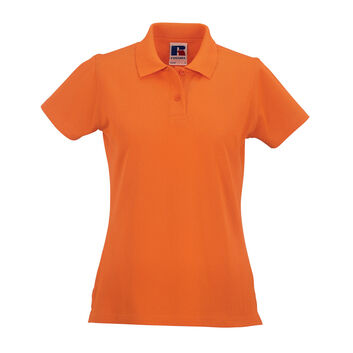 Russell Ladies' Classic Cotton Polo Orange