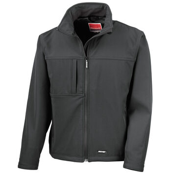 Result Men's Classic Softshell Jacket Black