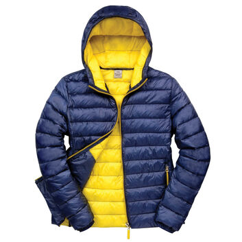 Result Urban Outdoor Wear Men's Snow Bird Padded Jacket Navy/Yellow