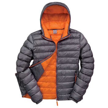 Result Urban Outdoor Wear Men's Snow Bird Padded Jacket Grey/Orange
