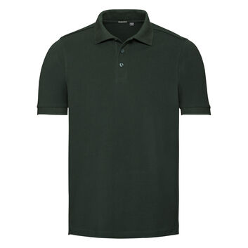 Russell Men's Tailored Stretch Polo Bottle Green