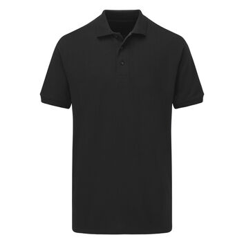Ultimate Clothing Company Unisex 50/50 220gsm Pique Polo Black
