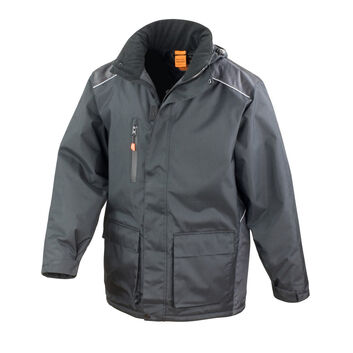 WORK-GUARD by Result Vostex Long Coat Black