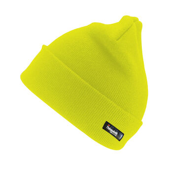 Result Winter Essentials Woolly Ski Hat with 3M Thinsulate Insulation Hi-Vis Yellow