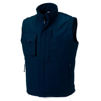 Russell Adults' Heavy Duty Workwear Gilet French Navy