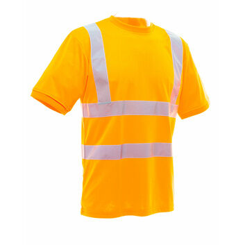 Yoko Hi-Vis Short Sleeve T-Shirt Hi Vis Orange