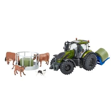 Britains Metallic Olive Green Valtra Tractor Play Set 1:32