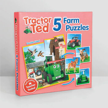 Tractor Ted 5-Farm Puzzles