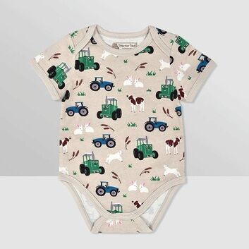 Tractor Ted Baby Bodysuit Vest