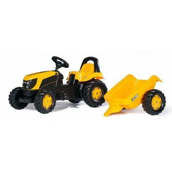 Rolly Kid JCB Tractor Pedal Ride-On & Trailer