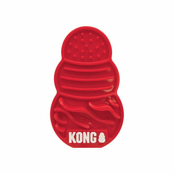 KONG Licks Treat Dispenser Red