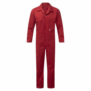 Fort Zip Front Coverall Red