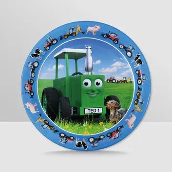 Tractor Ted & Midge Party Plates - Pack Of 8