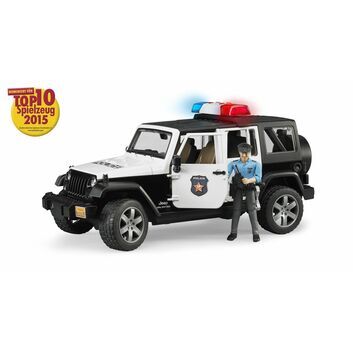 Bruder Jeep Wrangler Unlimited Rubicon Police Vehicle with Policeman 1:16