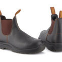 Blundstone 192 Leather Safety Dealer Boots Stout Brown additional 5
