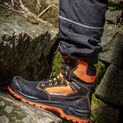 Buckler Boots Buckz Viz BVIZ1 Safety Lace/Zip Boot - Black/Orange additional 3