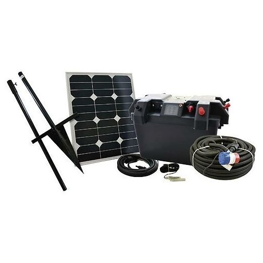 Hotline Water Pump, Battery & 60W Solar Panel Kit
