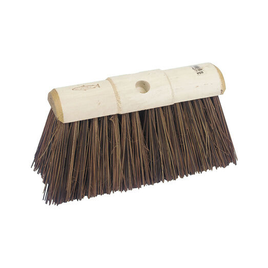 13" Hills Sherbro/Polyprop Broom with Handle