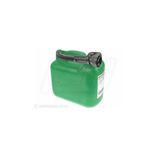Green Plastic Fuel Container - 5 Litres