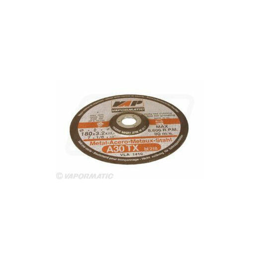 10 x 180mm Dished Metal Cutting Discs