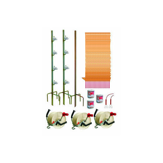 Hotline 500m Three Reel Polywire System Electric Fence Kit