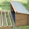 Chicken Poultry & Small Animal Hutch with Egg Nest additional 3