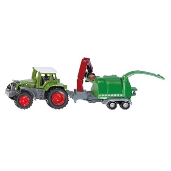 Siku Fendt Tractor with Wood Chipper 1:87