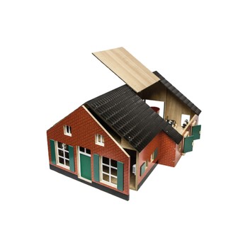 Kidsglobe Stable with dwelling house 1:32