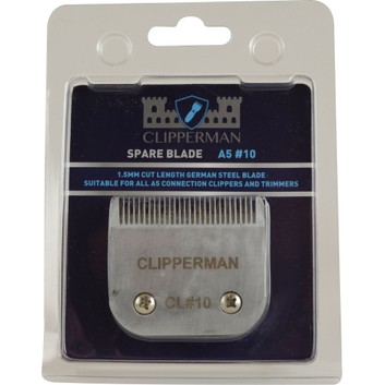 Clipperman A5 #10 German Steel Blade Set - STANDARD