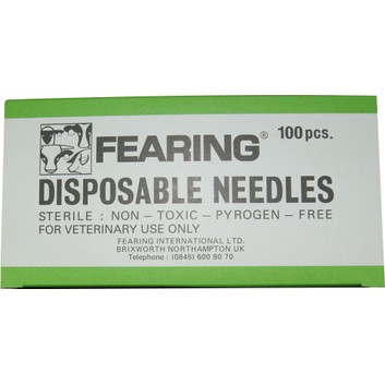 Fearing Disposable Needles