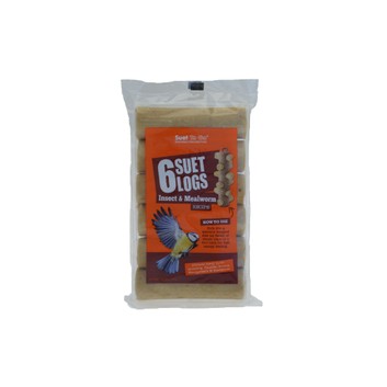 Suet To Go Suet Logs Insect & Mealworm - 90g x 6 Pack