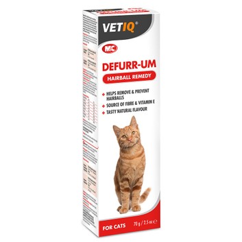 VetIQ Defurr-UM Hairball Remedy for Cats - 70 GM