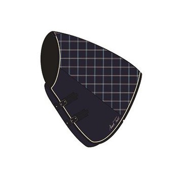 Mark Todd Stable Rug Ultimate Heavyweight Neck Cover Navy/Beige/Royal Plaid