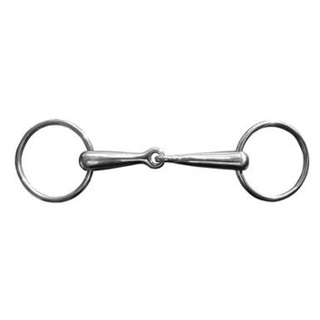 JHL Pro-Steel Bit Loose Ring Jointed Snaffle