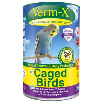 Verm-X Herbal Pellets for Caged Birds - 100 GM TUBE