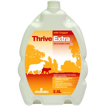 Chanelle Thrive Extra + Copper - 2.5 Litre