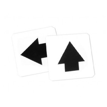 Stubbs Self Adhesive Labels Direction Markers S631L - 4 PACK