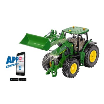 Siku Control 32 John Deere 7310R with Front Loader Bluetooth App Remote Control 1:32