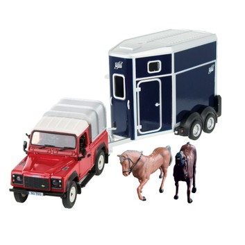 Britains Land rover with horse trailer 1:32