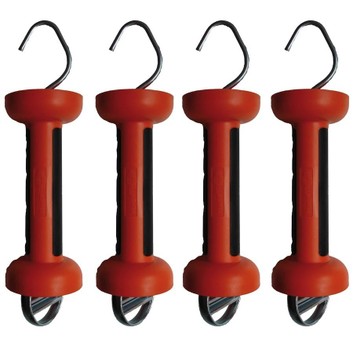 4 x Gallagher Soft Touch Gate Handle Orange for Tape (inox)