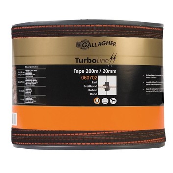 Gallagher TurboLine Tape 20mm Terra (Brown) 200m