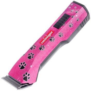 Heiniger Saphir New Style Cordless Clipper Pink Paws With No 10 Blade