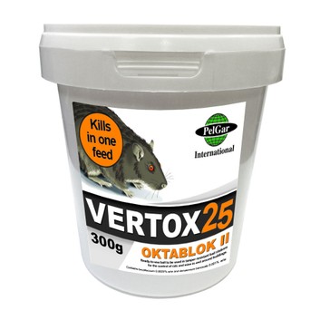 Pelgar Vertox 25 Oktablok II Rat/Mice Bait Blocks