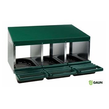 Gaun Laying Nest 3 Compartments Plastic Tray